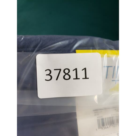 Time and Tru Dress Pants Size 12 Womens Blue Stretch Hook & Eye Straight NWT - Picture 13 of 13